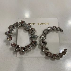 Tory Burch Crystal Celestial Mismatch Earrings